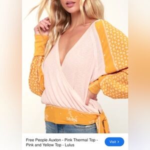 Free People Crossover top